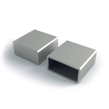 GSA0313 металлик Ножка стеллажа. 10х20х20 мм. В комплекте 4 шт.