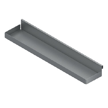 GSA0348-460 металлик. Полка боковая, серия 460. 86х41х418 мм.
