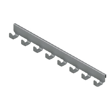 GSA0349-460 металлик. Крючки боковые, серия 460. 39х38х416 мм